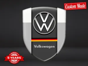 VW Insignias Auto Personalizadas Resistentes Alta Calidad